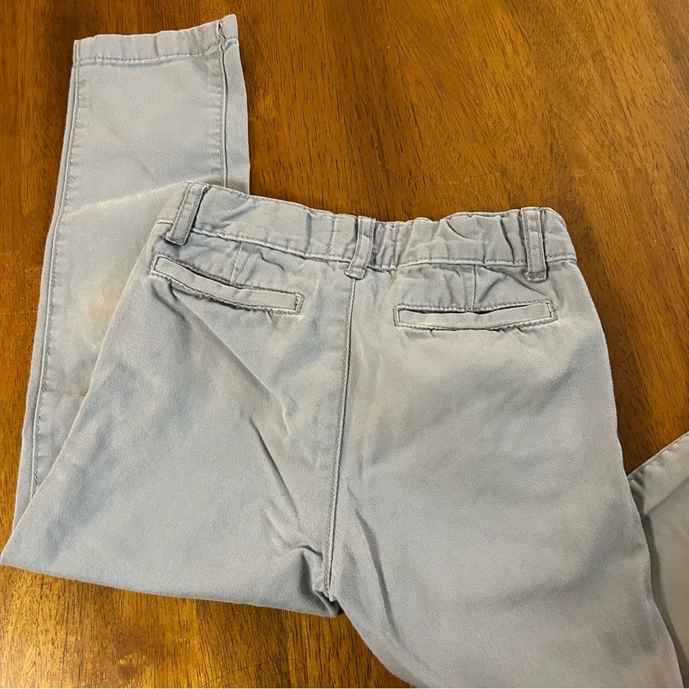 Boys Gray Chino Pants | 5 Slim | Gray Khakis | Adjustable | The Children’s Place